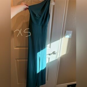 Birdy Grey, Extra-Small, Kira Bridesmaid Gown in Seaglass